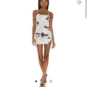 Mini Dress in Black & White